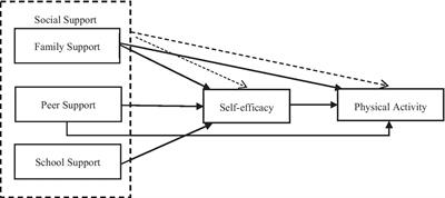 A meta-analysis of the relationship between social support and physical activity in adolescents: the mediating role of self-efficacy